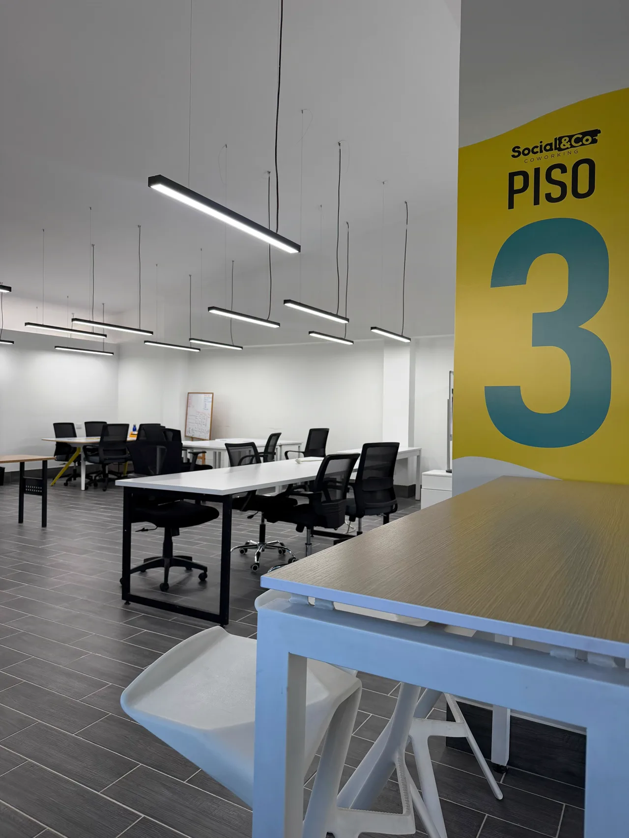Área de coworking